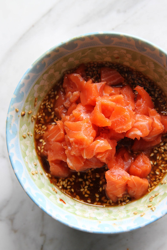 Spicy Salmon Sushi Bowl