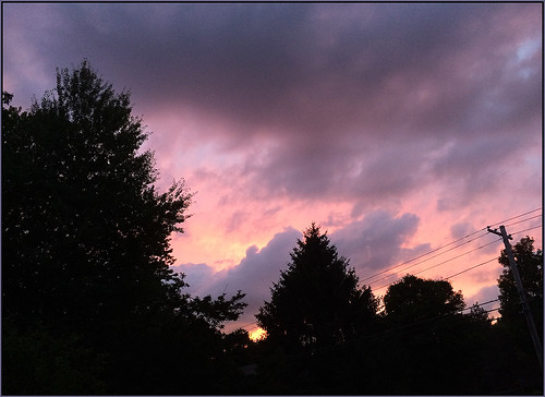 sunset sky clouds evening twilight purple sundown lavendar twilighttime