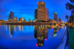 Hillsborough River Reflection of Downtown Tampa