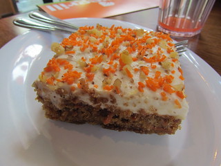 Carrot Cake at Veggie Grill