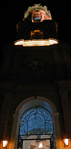 The church presides over the Plaza de Armas, a popular meeting place in Puerto Vallarta
