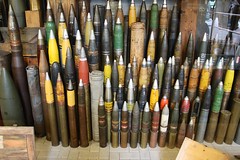 Bombs in the Overloon War Museum