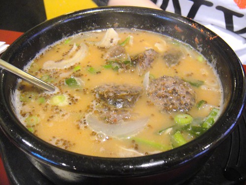 Korean Style Sausage Stew (Soon Dae Kuk)