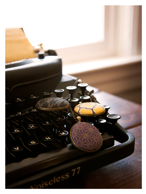 Zelma Rose Curios on a Vintage Typewriter