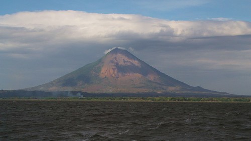 lac nicaragua vue ometepe volcan ameriquecentrale