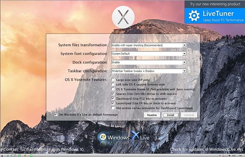 OS X Yosemite Transformation Pack