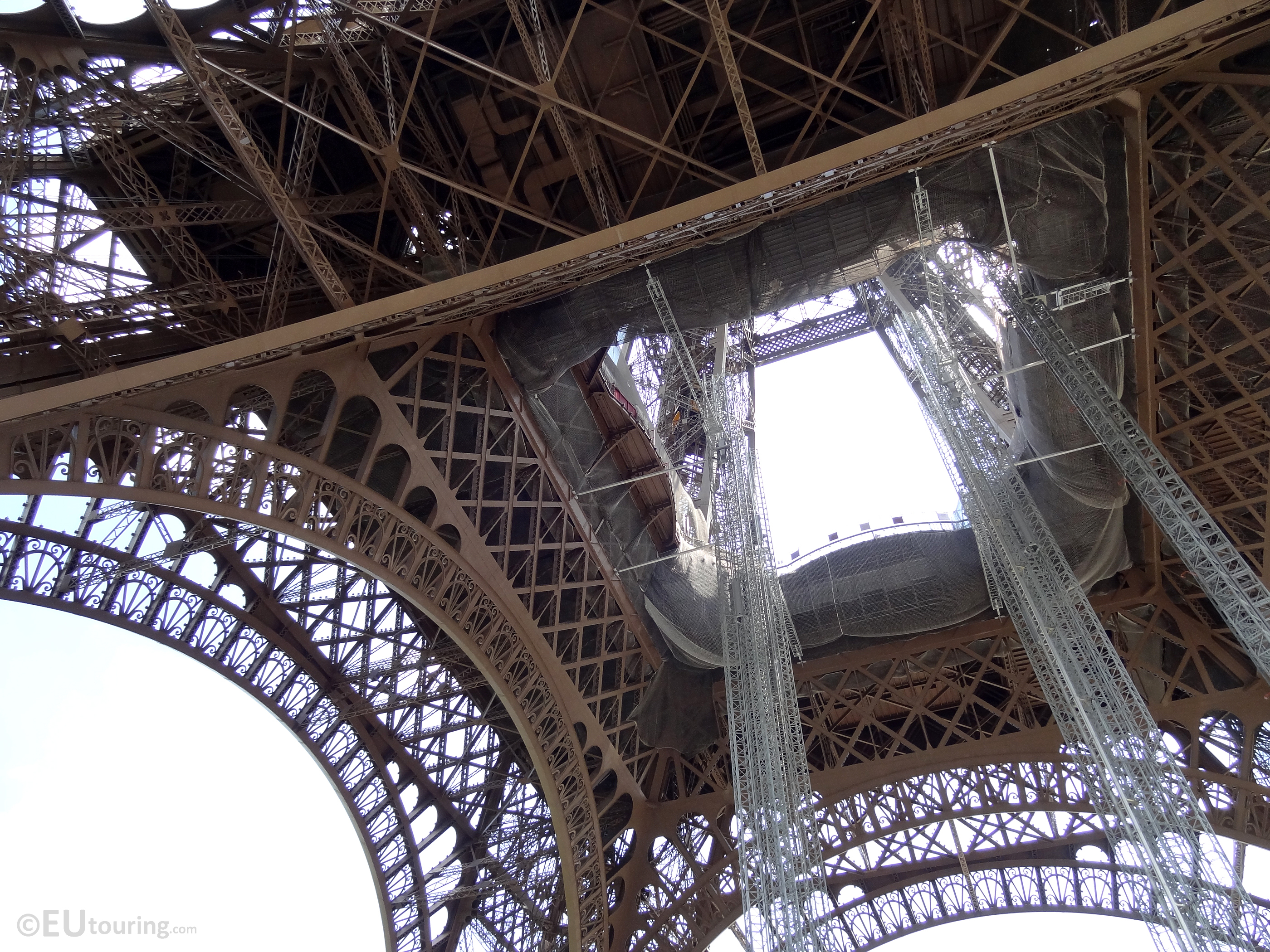 Iron work at the Eiffel Tower