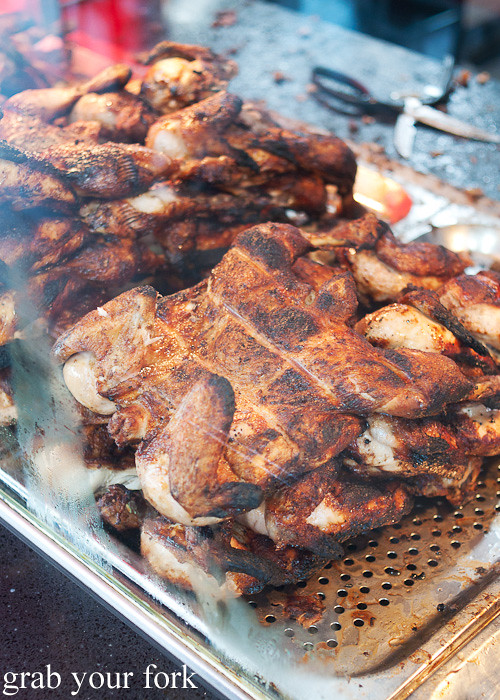 Lebanese charcoal chicken at Hawa, Granville