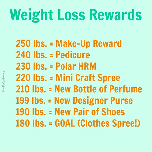 10 Week Weight Loss Goal Rewards