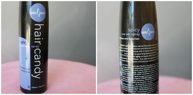 Girlboy Spicy Sea Salt Spray ausbeautyreview australian beauty review blog blogger hair style beach waves styling style natural pretty beautiful