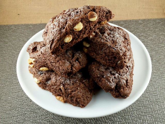 Chocolate Scones with White Chocolate Chips