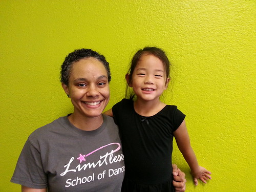 Miss Tish and Amelie at the end of Dance Camp.