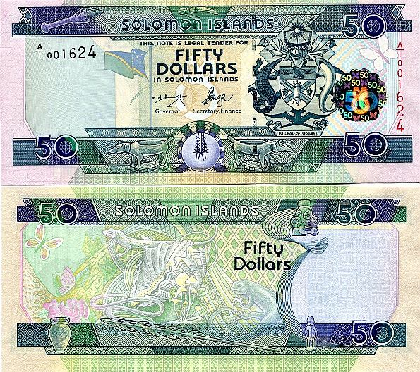 50 Dolárov Šalamúnove ostrovy 2004