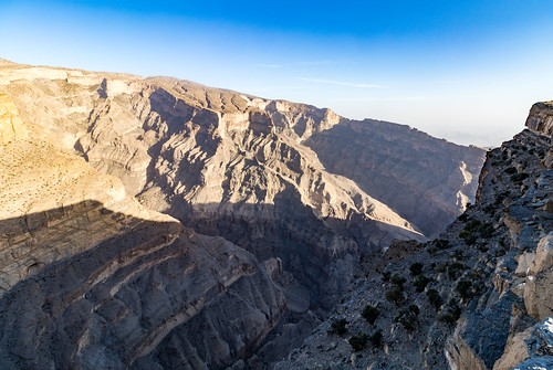 oman jebelshams mountain canyon landscape hdr