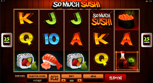 So Much Sushi Slot Machine