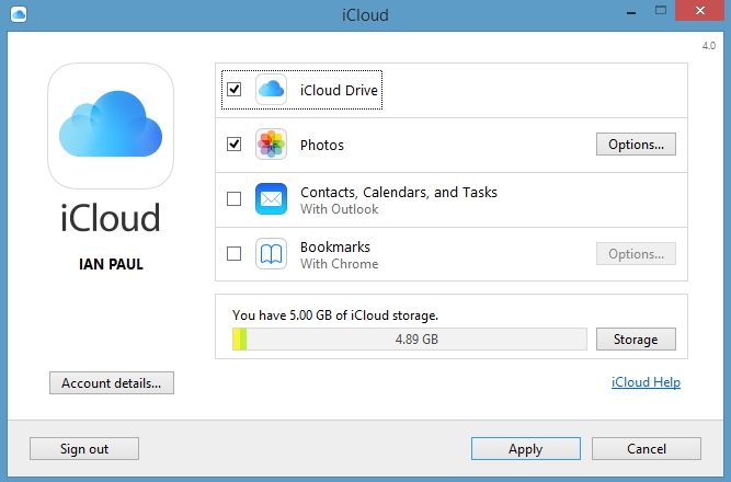 download icloud drive for windows 10