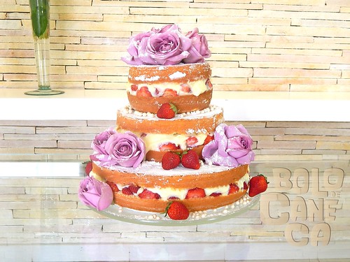 Naked Cake Flores