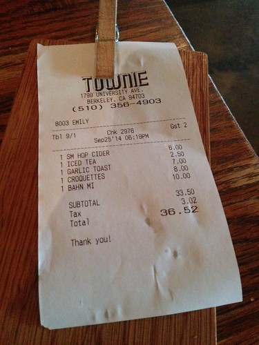 our bill.. ;)