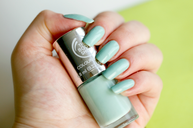 The Body Shop Minty Green nagellak / Fashion is a party