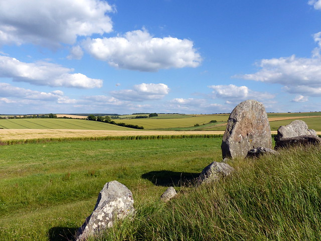 View from West Kennet Long Barrow