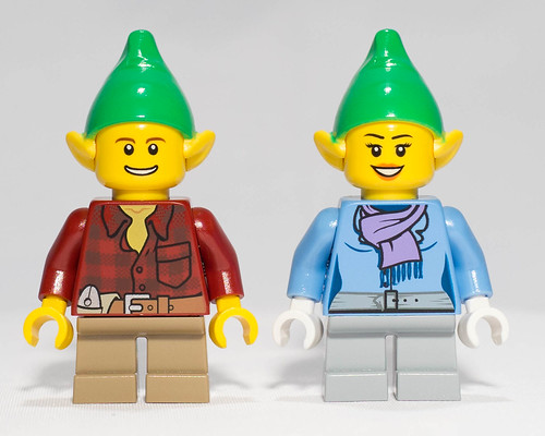 Lego Female Elfe ELVE figurine de Limited Edition 40106 L'atelier du père Noël 
