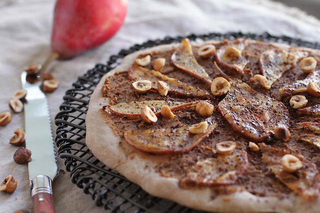 Pear Chestnut Pizza
