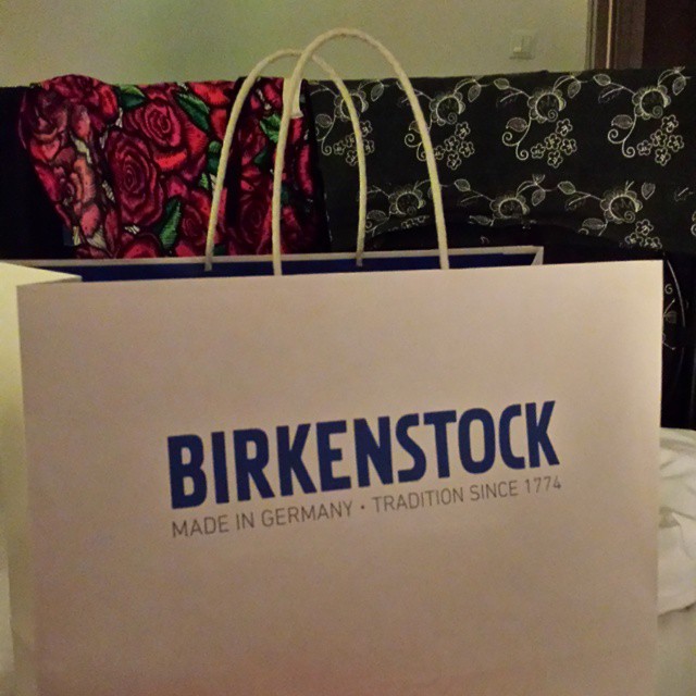 Super sad to be leaving #Berlin tomoz. We will be back. And I did buy some #birkenstock slippers :) - felt, purple and with hearts.  #heyho2014 #Berlin