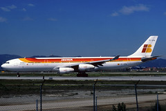 Iberia A340-313 EC-GPB BCN 28/03/1999