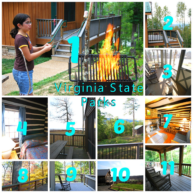 Have you stayed in any of these cabins at a Virginia State Park? Can you name the parks?