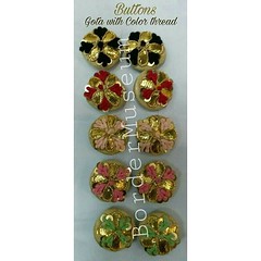 #Buttons Gota with Color thread