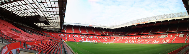Old Trafford Manchester Panorama