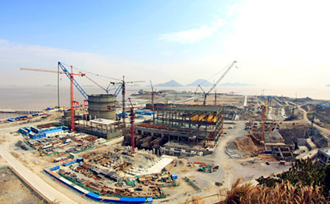 核電單機容量大及建設投資大的兩大特點，滿足了地方政府對於能源和經濟增長的雙重需求。圖片來源：hedianzhan.baike.com