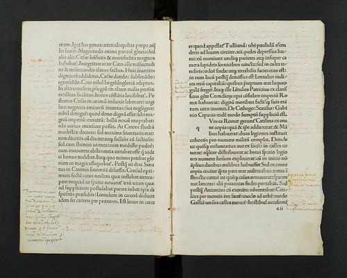 Manuscript annotations in Sallustius Crispus, Gaius: Opera