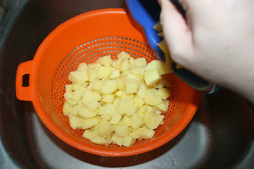 50 - Kartoffeln abtropfen lassen / Drain potatoes