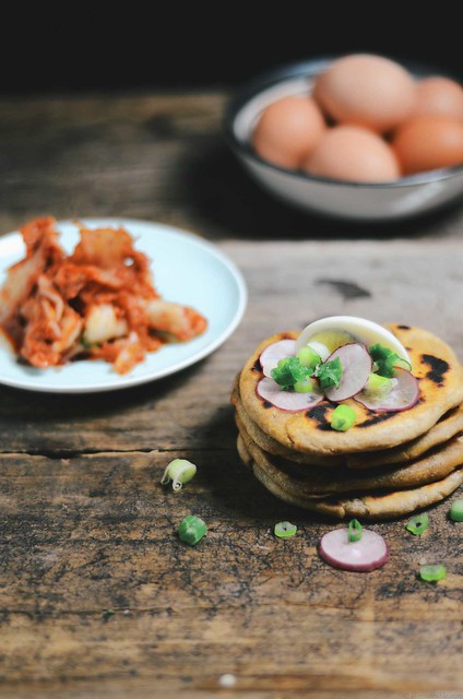 Mini Kimchi Parathas |A Brown Table