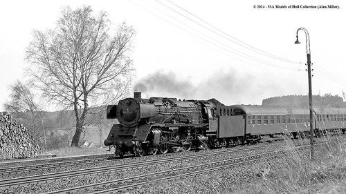 train germany deutschland bavaria eisenbahn railway zug db steam passenger dampflok 462 deutschebundesbahn br01 marktschorgast class001 0011734