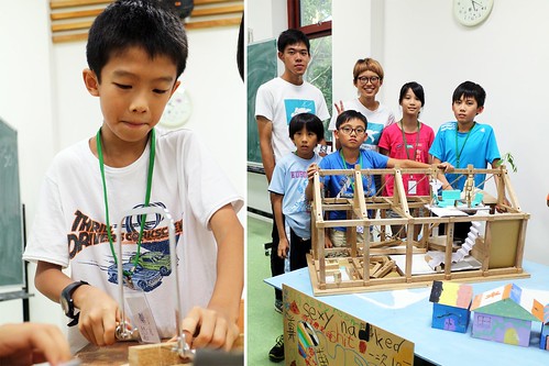 2014仲夏小小建築師學習營，圖片提供：汗得學社