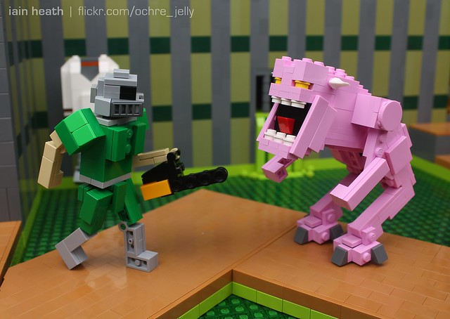 LEGO DOOM: Hey demon, let's carve some meat!