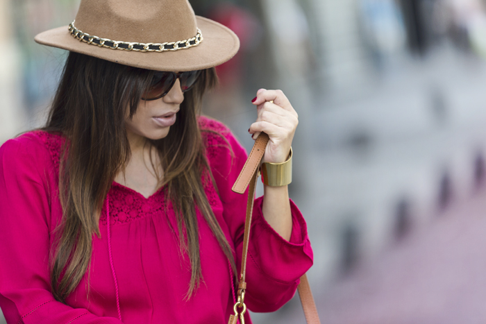 street style barbara crespo raspberry C&A dress sendra boots fashion blogger outfit blog de moda