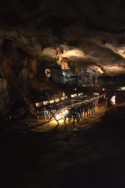 Dinner in the cave