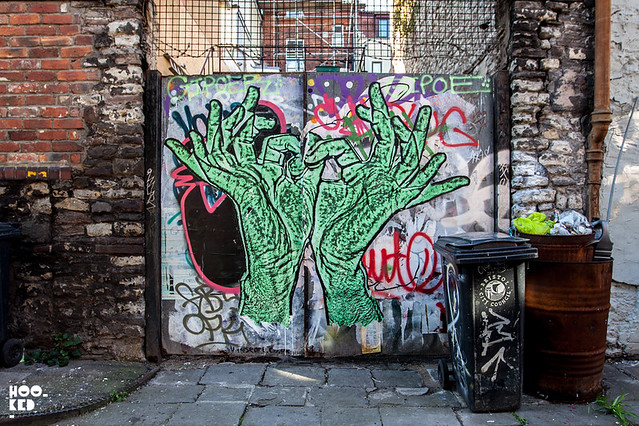 Bristol Street Art paste-up Stinkfish