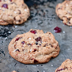 Salted Dark Chocolate & Cherry Cookies