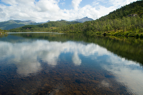 lake mountains water norway forest reflections loneliness oru lofoten edgarallenpoe 2014