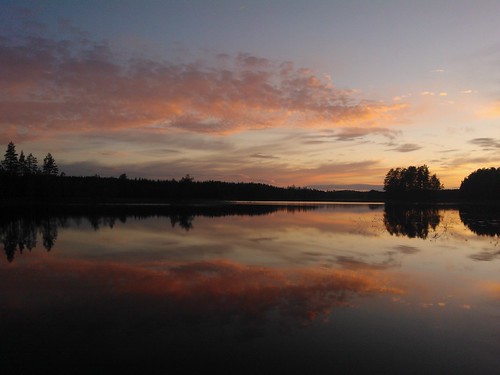 sunset summer lake finland saimaa ruokolahti