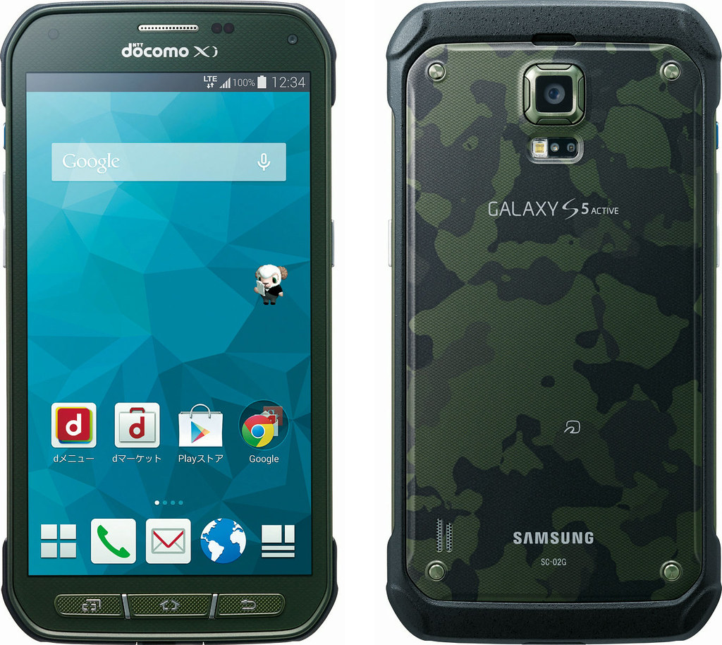 GALAXY S5 ACTIVE SC-02G full scale product image