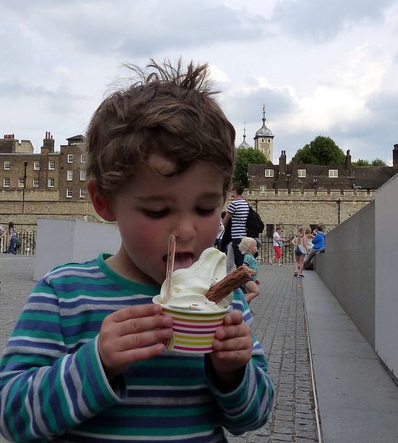 Ice Cream at the Tower of London