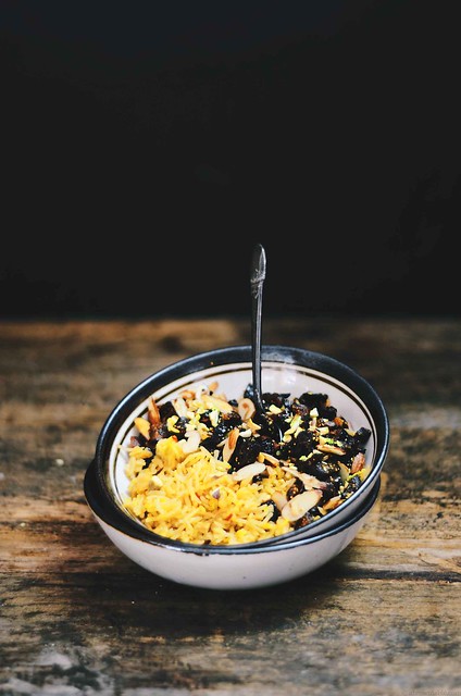 Indian Sweet Rice with Dried Figs and Nuts | A Brown Table