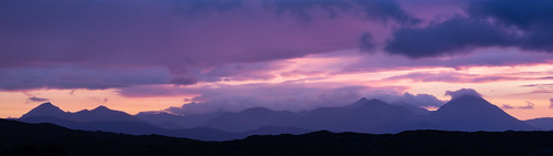 sunset mountains skye weather clouds landscape cuillins westerross applecross glamaig culduie