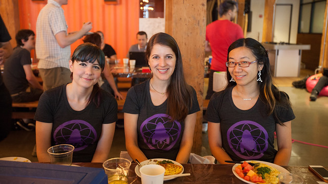 The Science Hack Day girls!