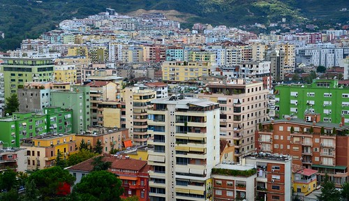 view skytower albania tirana albanien shqipëria tiranë